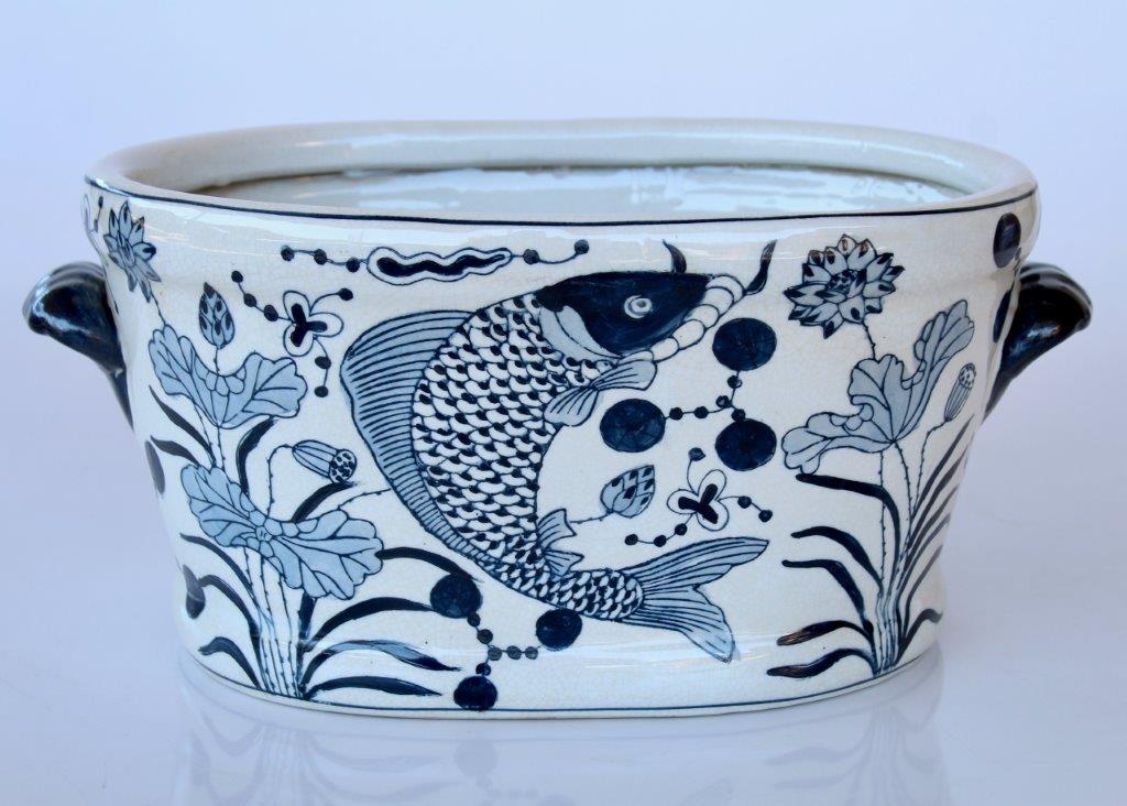 BLUE FISH FOOT BATH  20X44X27CM